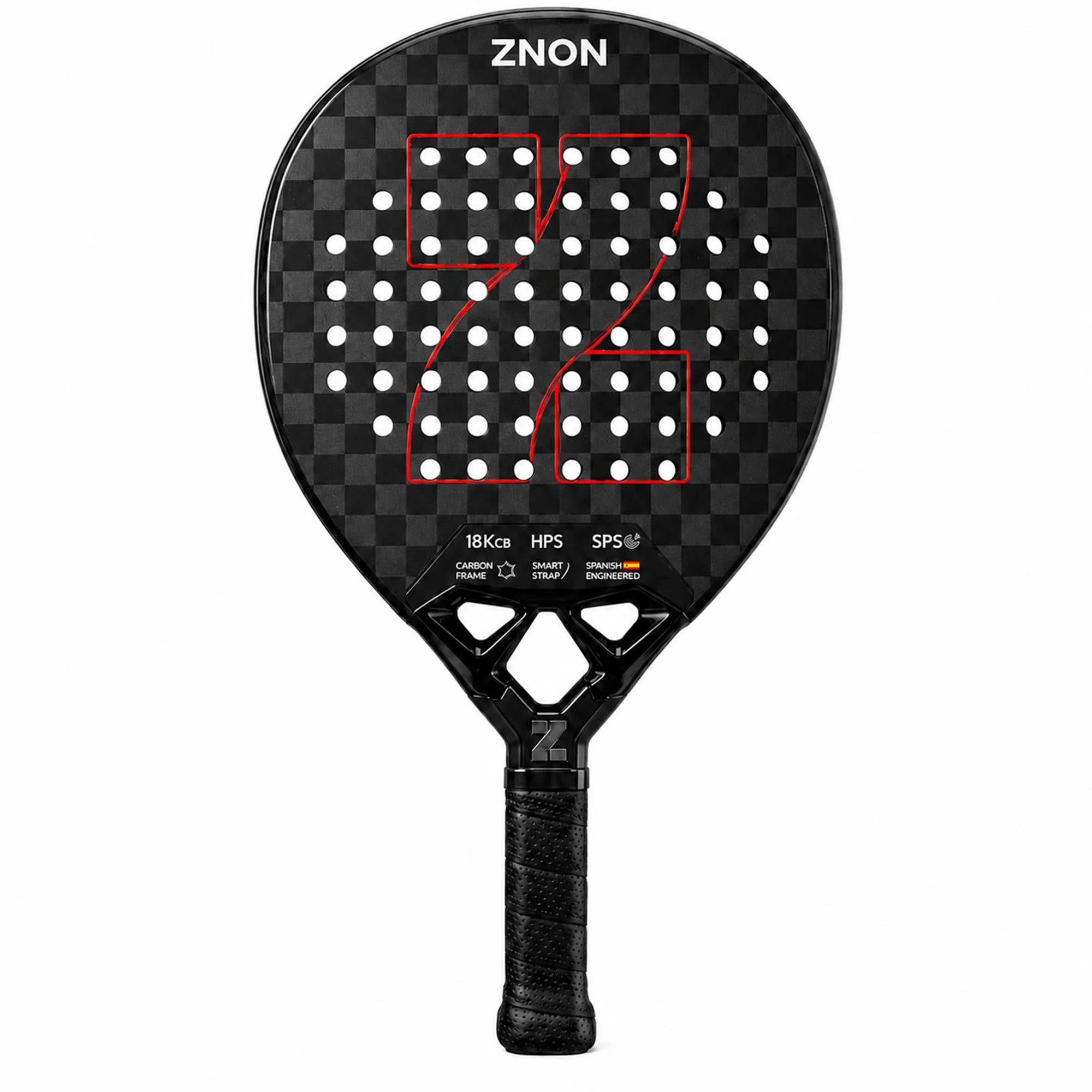 ZNON 18K Carbon Racket Digital Render Model View