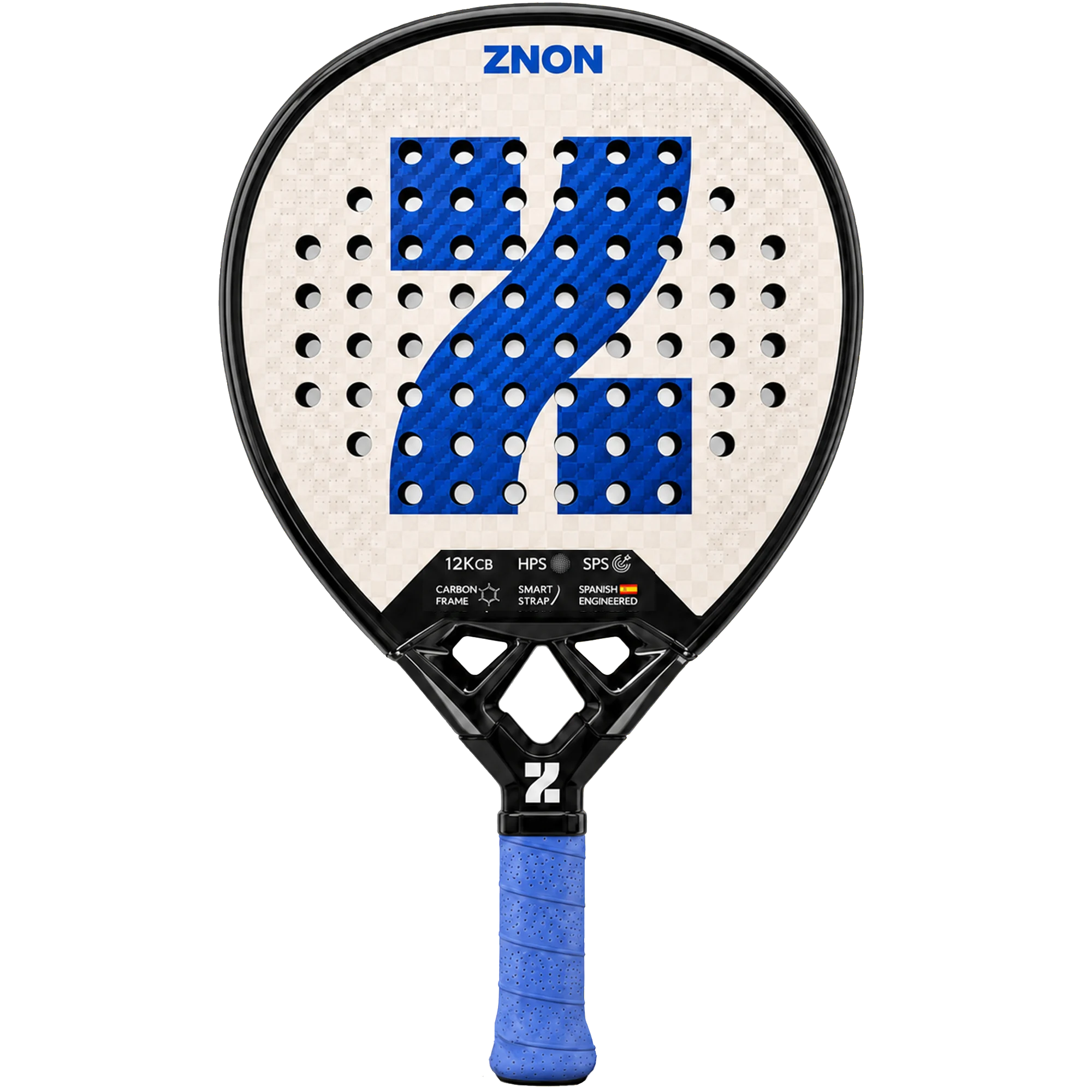 ZNON 12K Carbon Racket Digital Render Model View